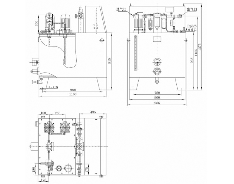 TRTYQZ型单线油一气供应站